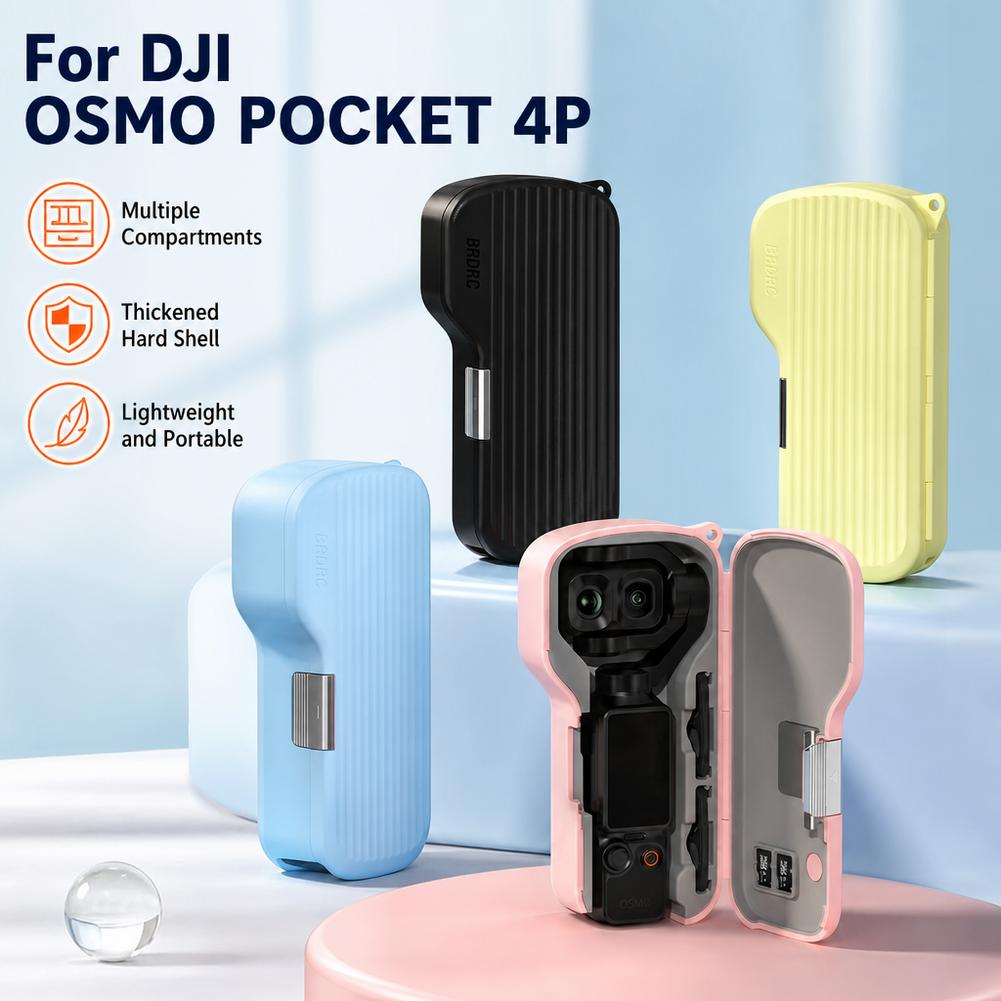 Drone Gimbal Case - DJI Osmo Pocket 4P用ABS製キャリングケース 保護収納ボックス ハードシェル