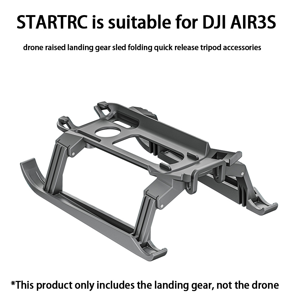 Drone Gimbal Mount - STARTRC DJI AIR 3S ドローン用ランディングギア高さ調整＆保護三脚アクセサリー