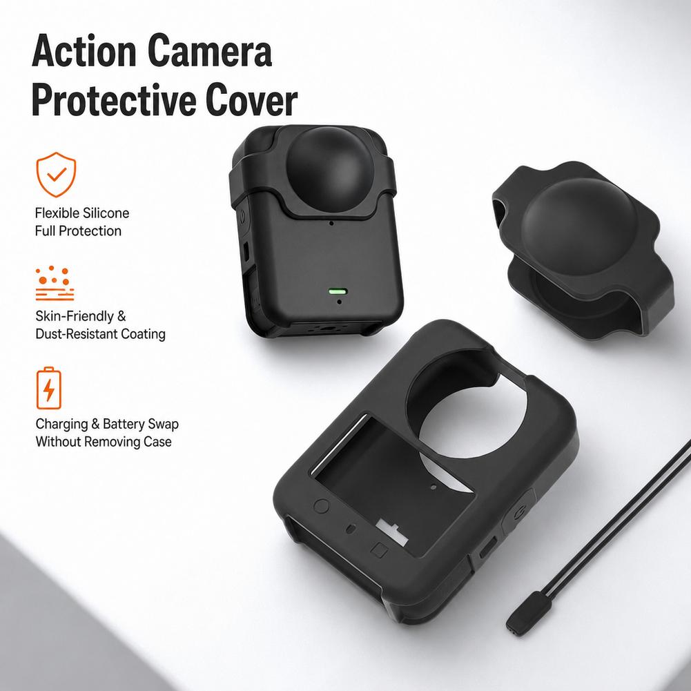 DJI Osmo 360 アクションカメラ用 シリコン製保護 - Drone Gimbal Case のレビューと価格