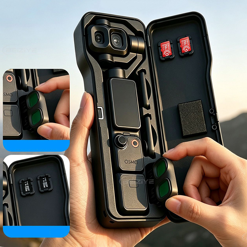 DJI Osmo Pocket 4P用保護カバー、収納ボック - Drone Gimbal Case のレビューと価格