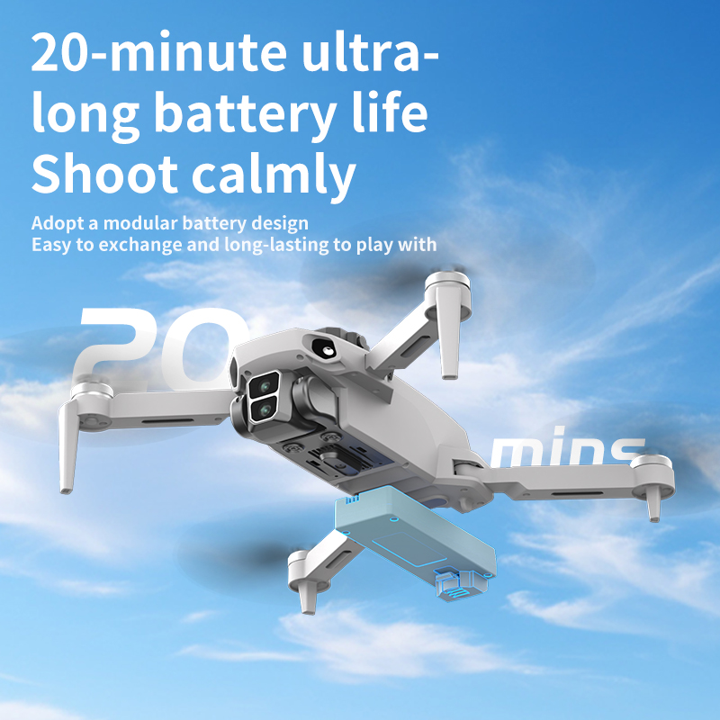 L106-1PRO GPS プロフェッショナルドローン 4K - Drone Gimbal Brushless のレビューと価格