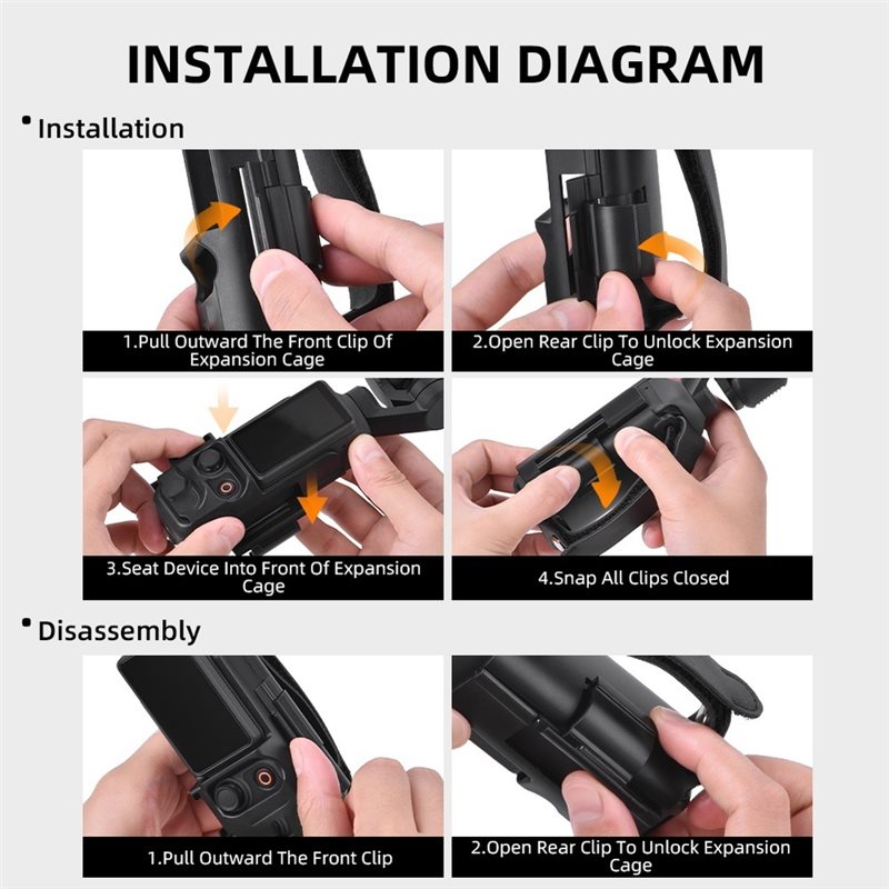 ABZZ-Pocket 4P 拡張可能なボックス ハンドヘル - Drone Gimbal Case のレビューと価格