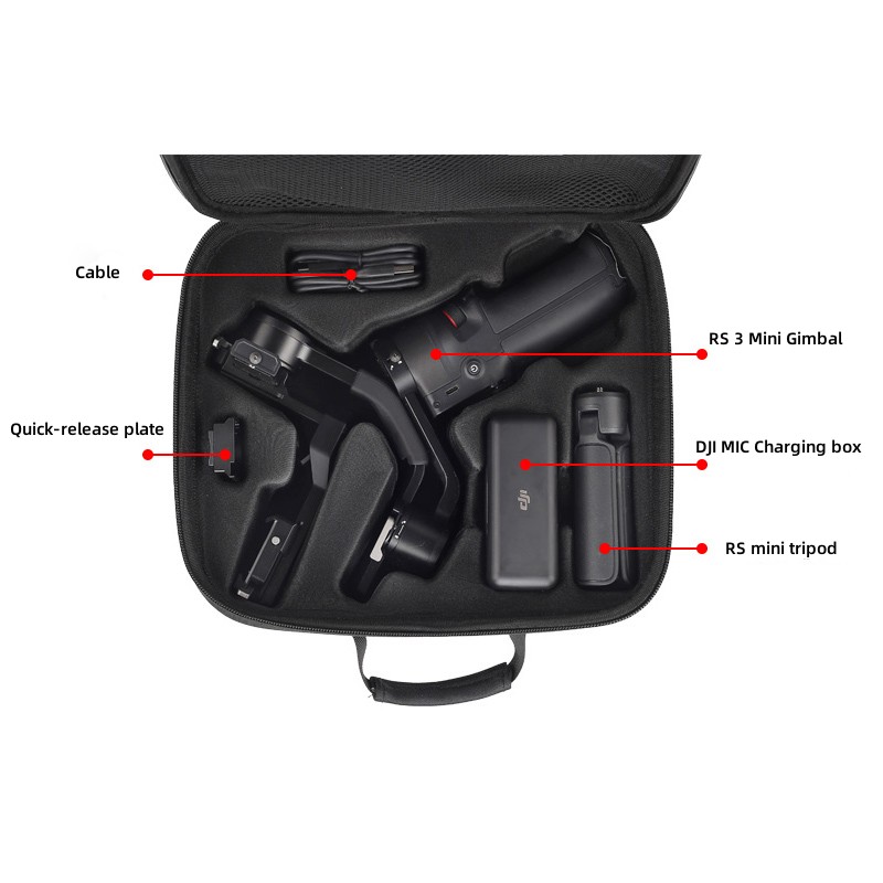 ポータブルケースハンドヘルドジンバルスタビライザーキットバッ - Drone Gimbal Case のレビューと価格