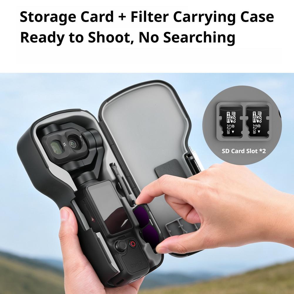 DJI Osmo Pocket 4P用ABS製キャリングケー - Drone Gimbal Case のレビューと価格
